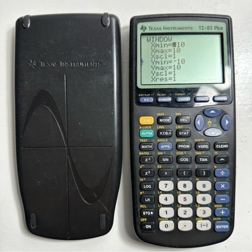 Texas Instruments TI-83 Plus Graphing Calculator - Tested & Working
